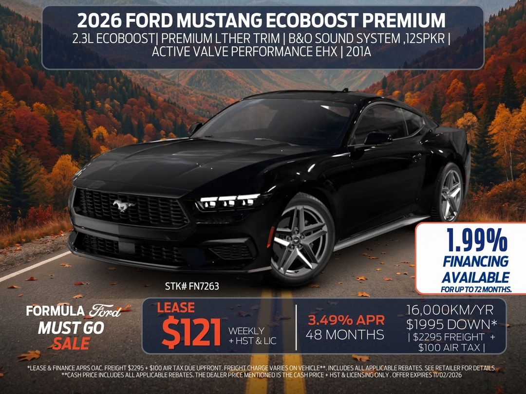 New 2026 Ford Mustang EcoBoost-Premium FN7263