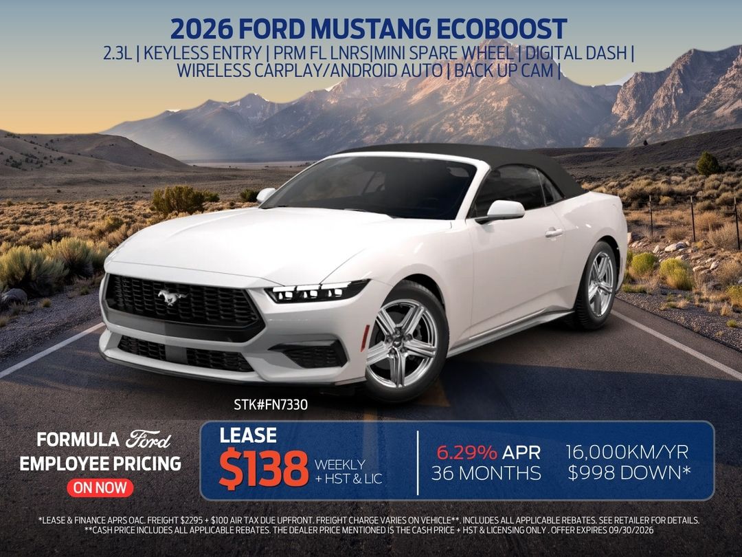 New 2026 Ford Mustang EcoBoost FN7330