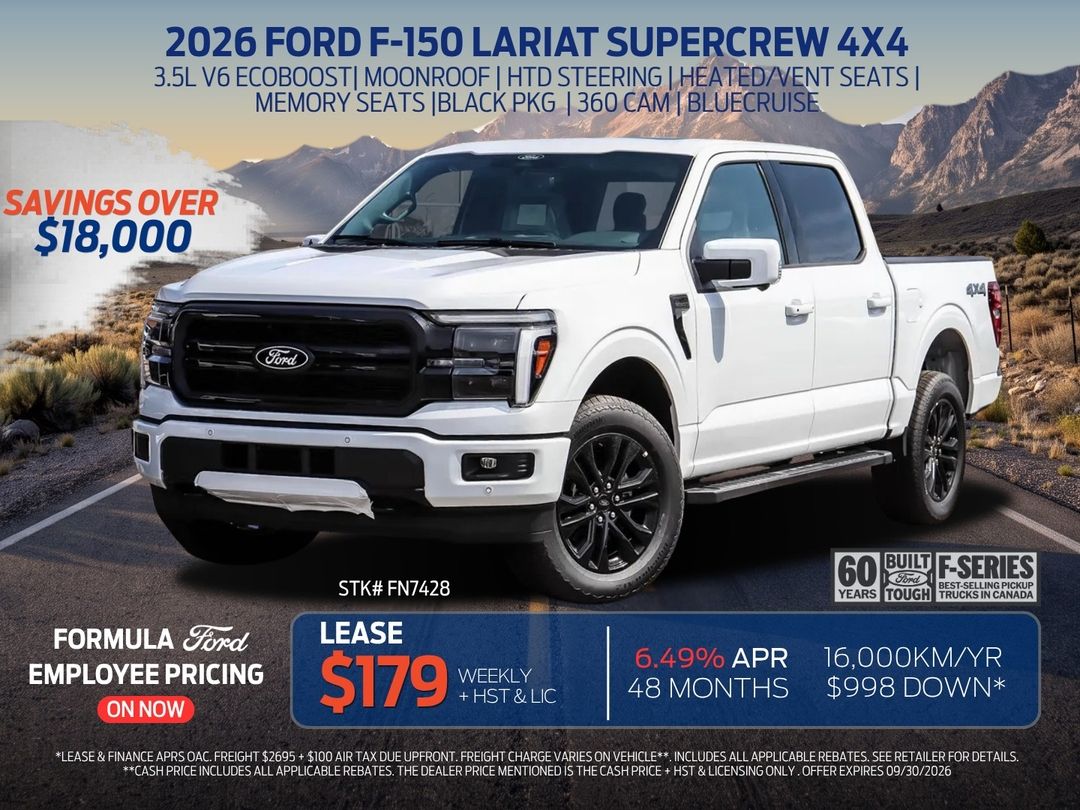 New 2026 Ford F-150 LARIAT FN7428