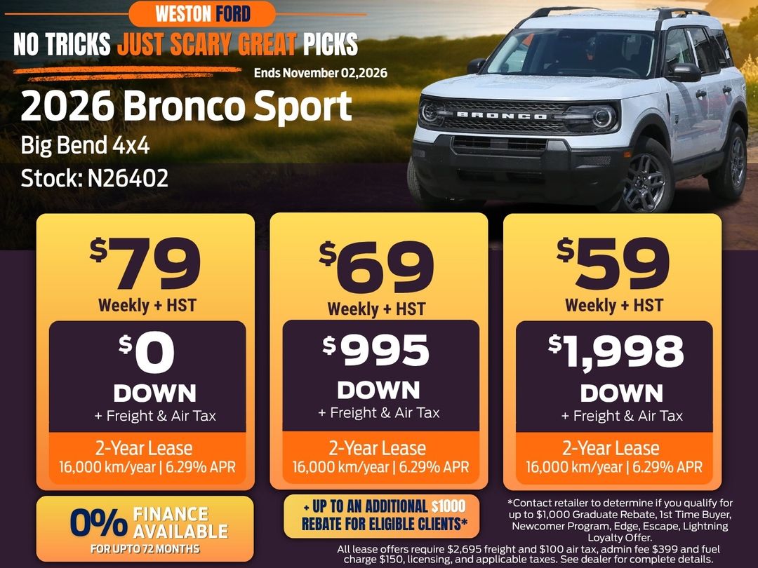 New 2026 Ford Bronco-Sport Big-Bend N26402
