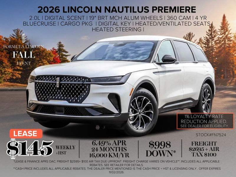 2026 Lincoln Nautilus