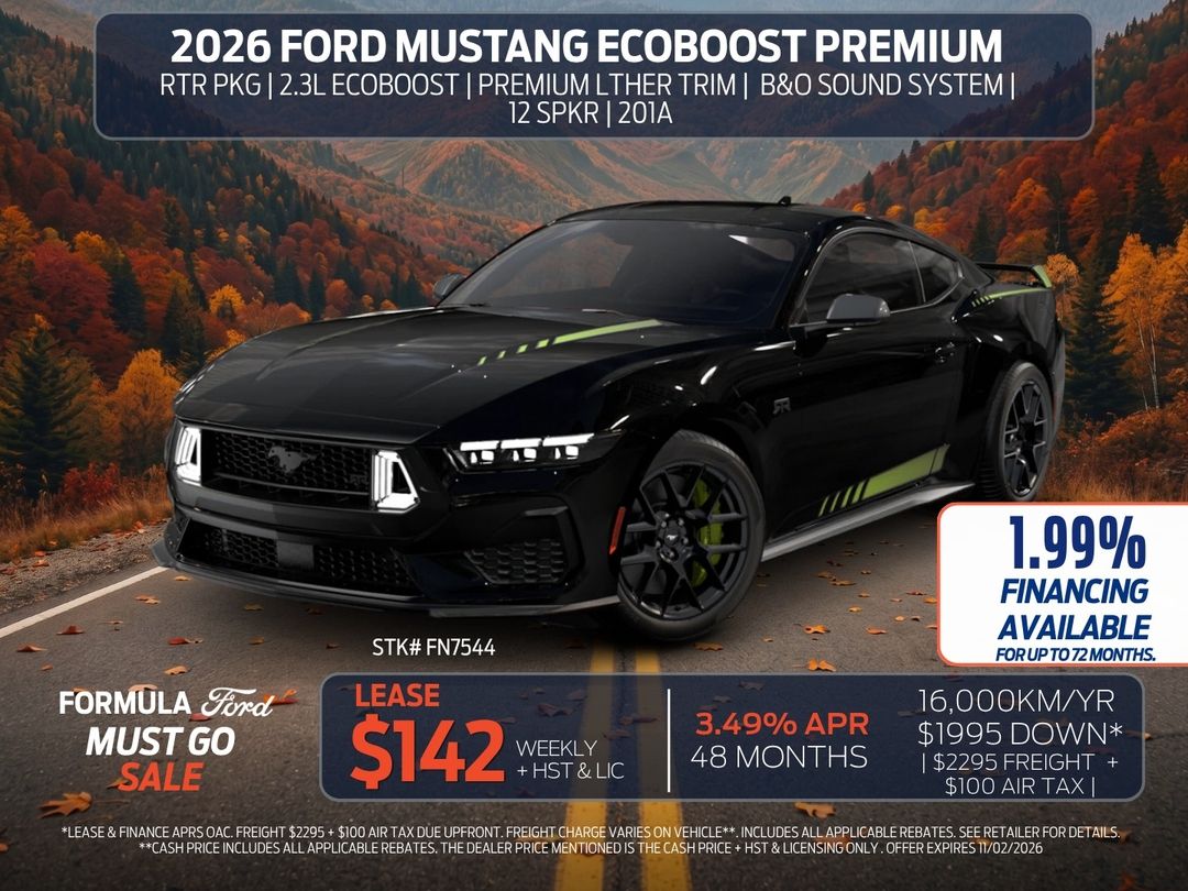 New 2026 Ford Mustang EcoBoost-Premium FN7544