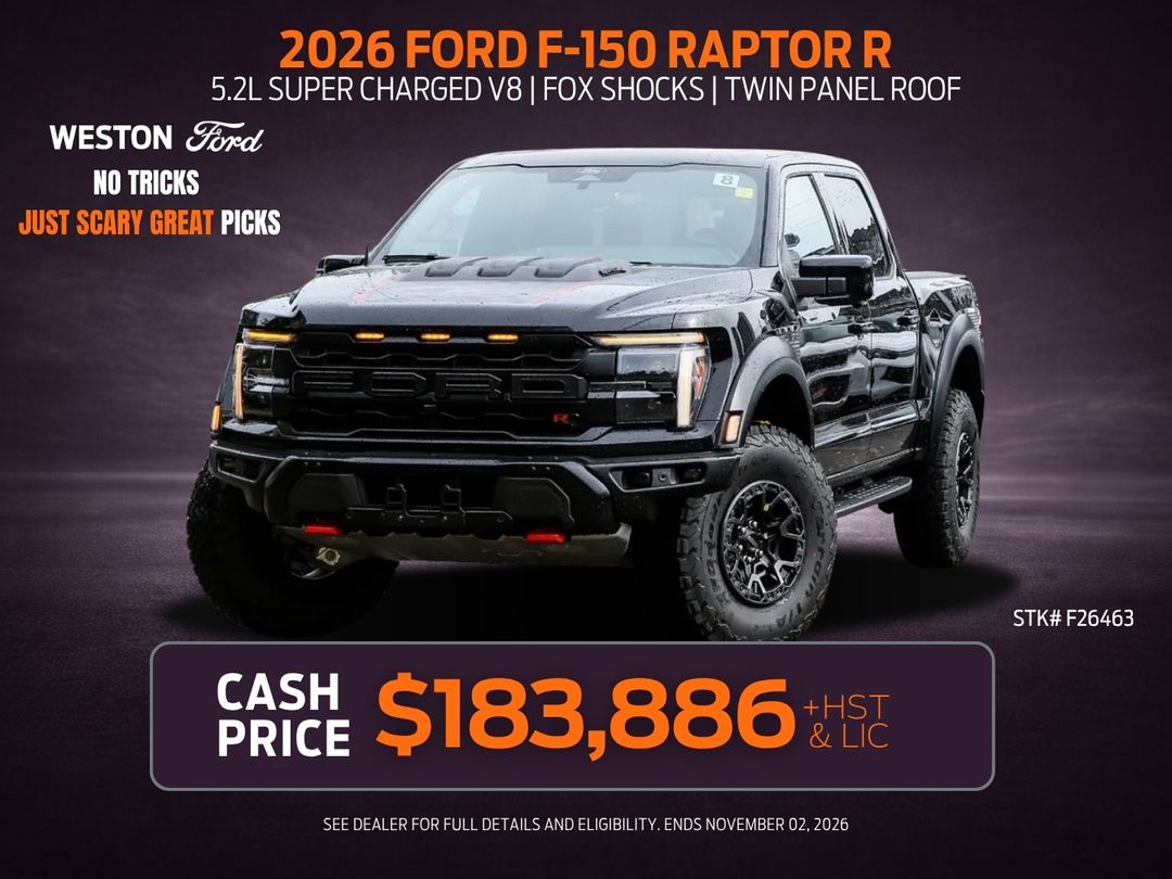 New 2026 Ford F-150 Raptor F26463