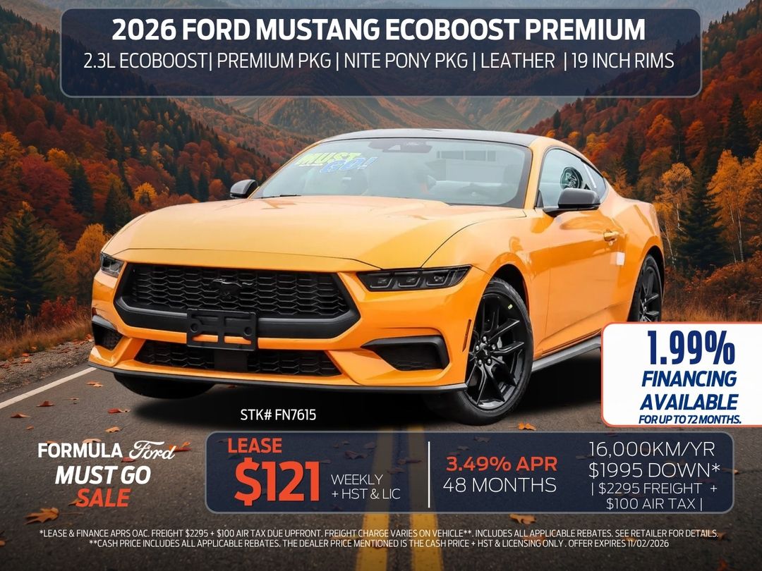 New 2026 Ford Mustang EcoBoost-Premium FN7615