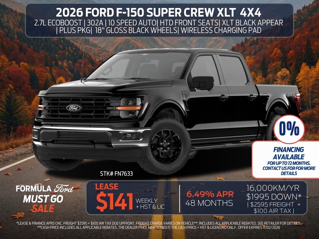 New 2026 Ford F-150 XLT FN7633