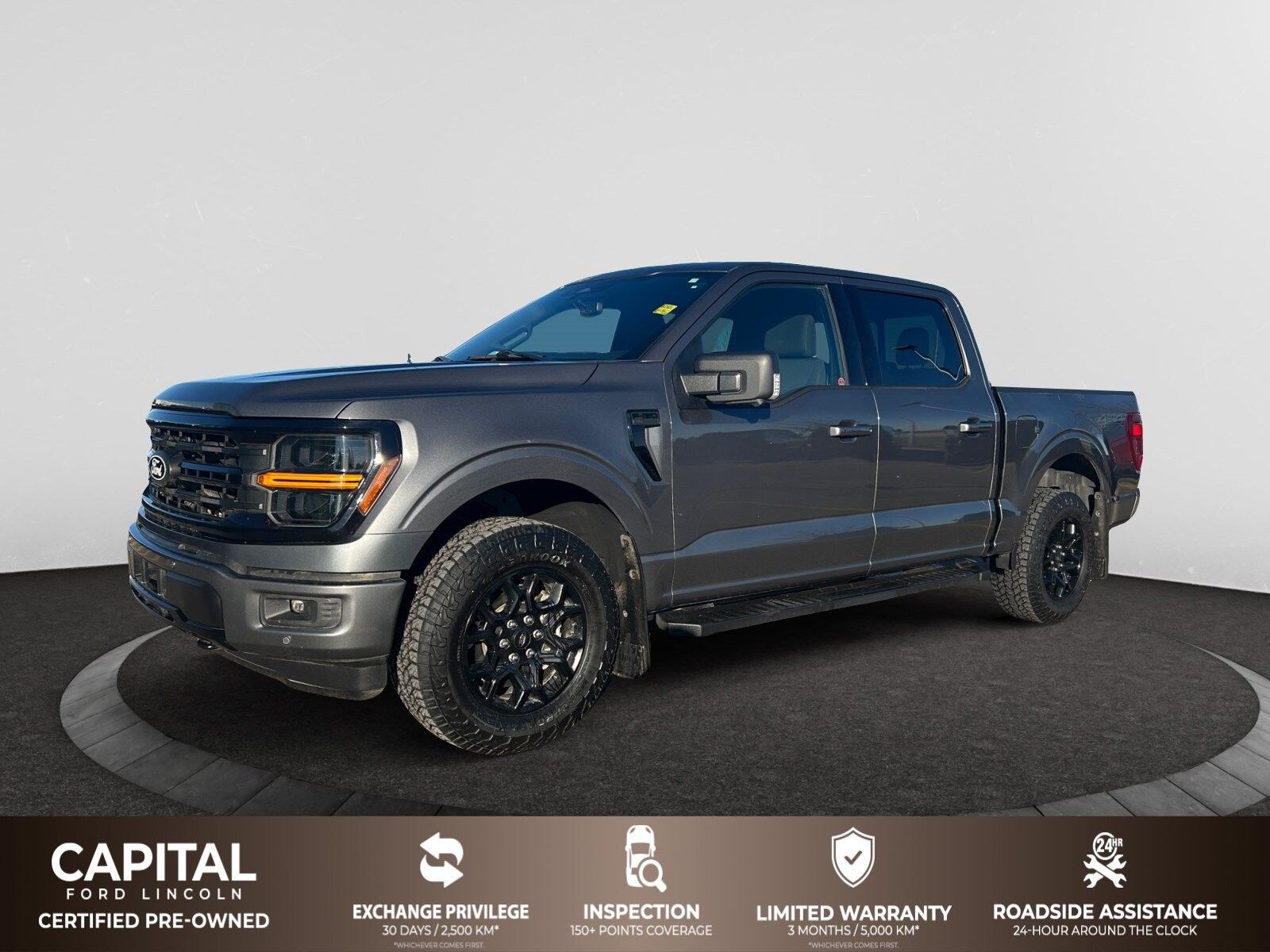 Used 2025 Ford F-150 XLT-Crewcab-302A-Low-Kms-Local-Trade D653A