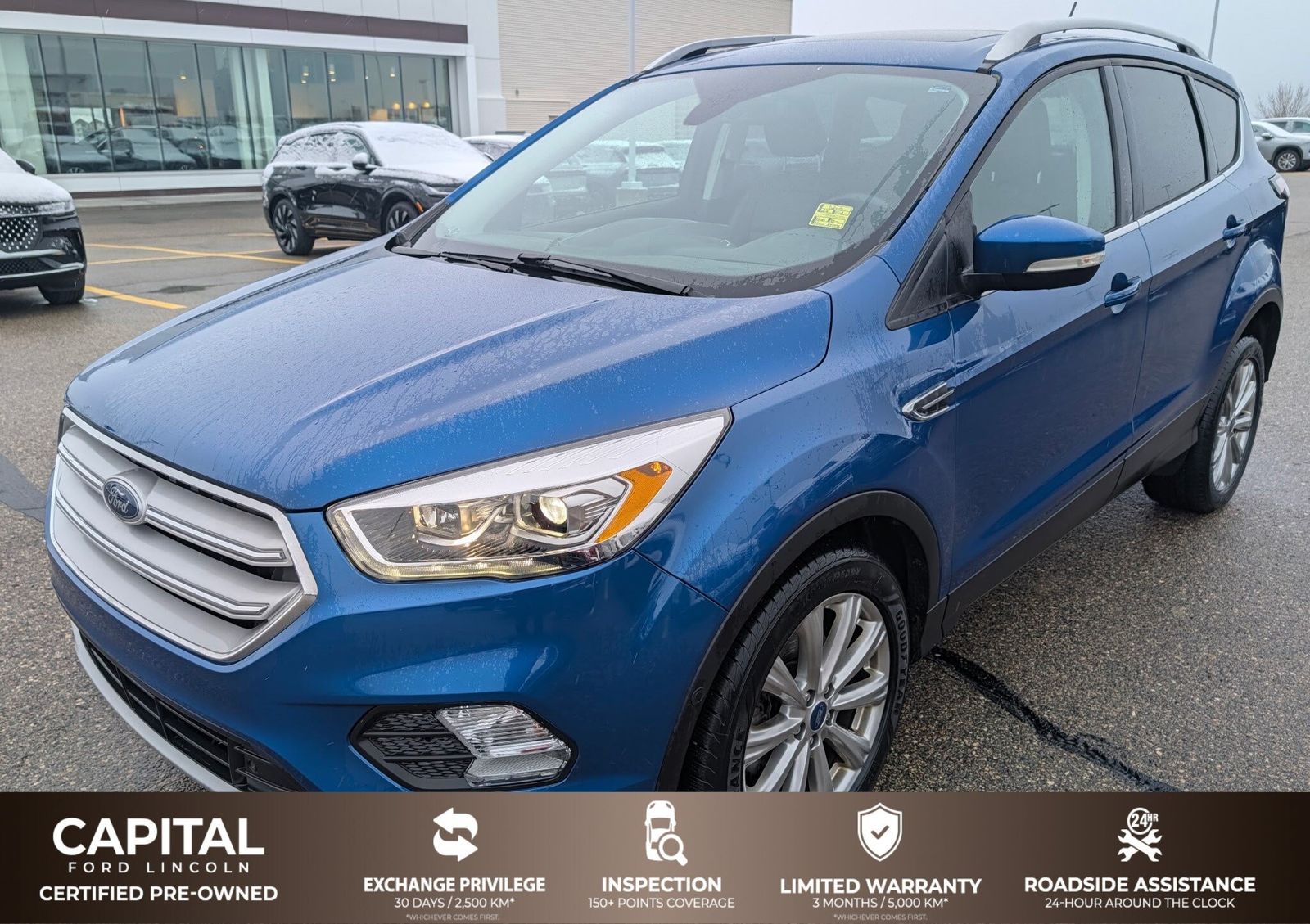 Used 2018 Ford Escape Titanium-Local-Trade-Low-kms-2.0-Ecoboost D241B