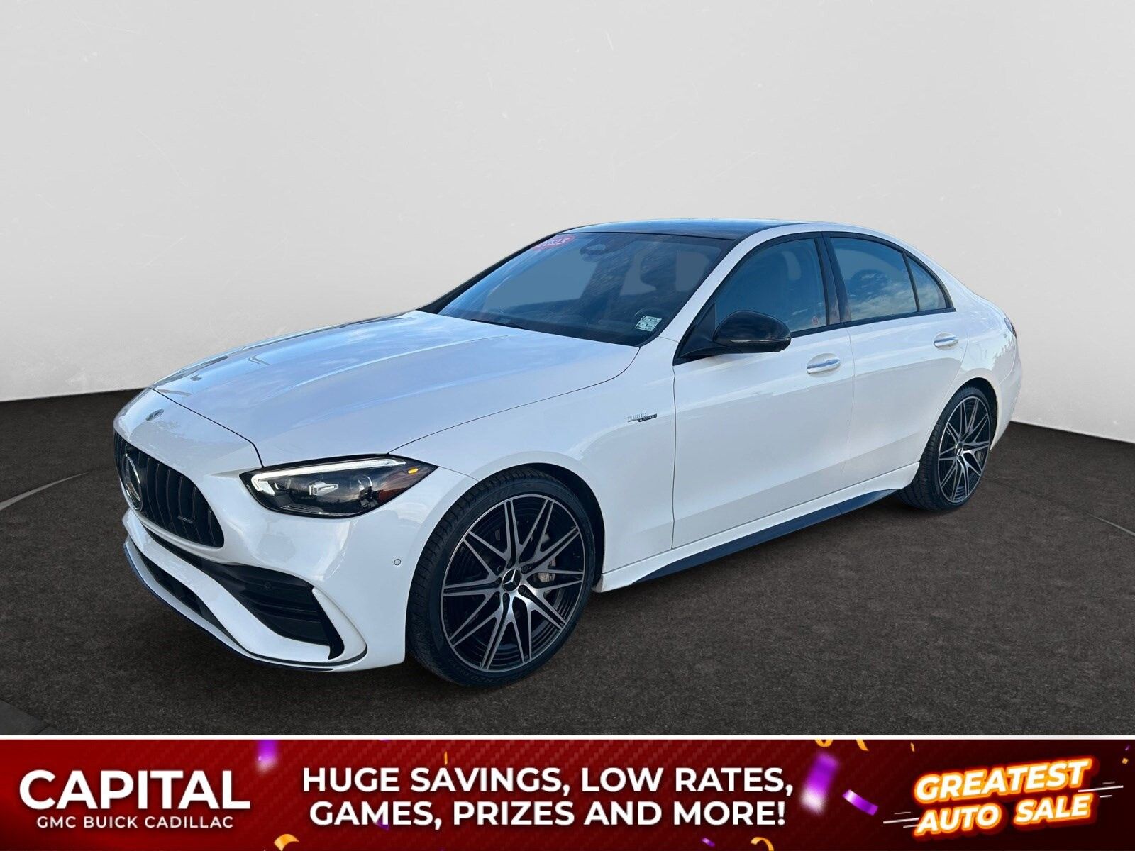 Used 2023 Mercedes-Benz C-Class AMG-C-43-AWD-Leather-Sunroof-Navigation 461843A