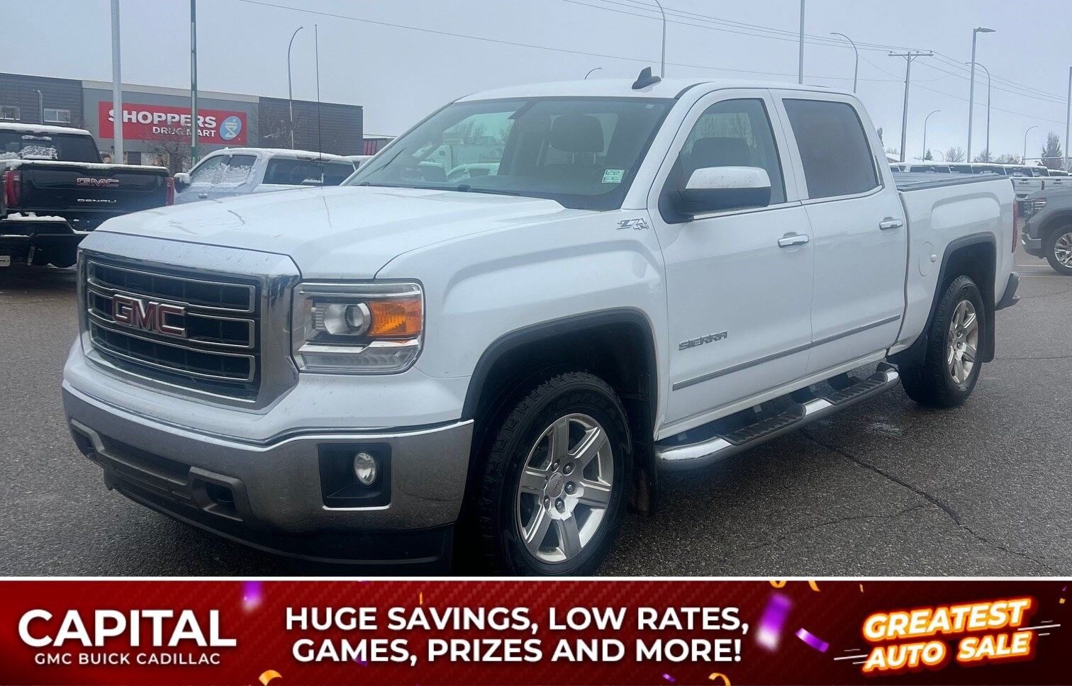 Used 2015 GMC Sierra-1500 SLT-Crew-Cab 461977B