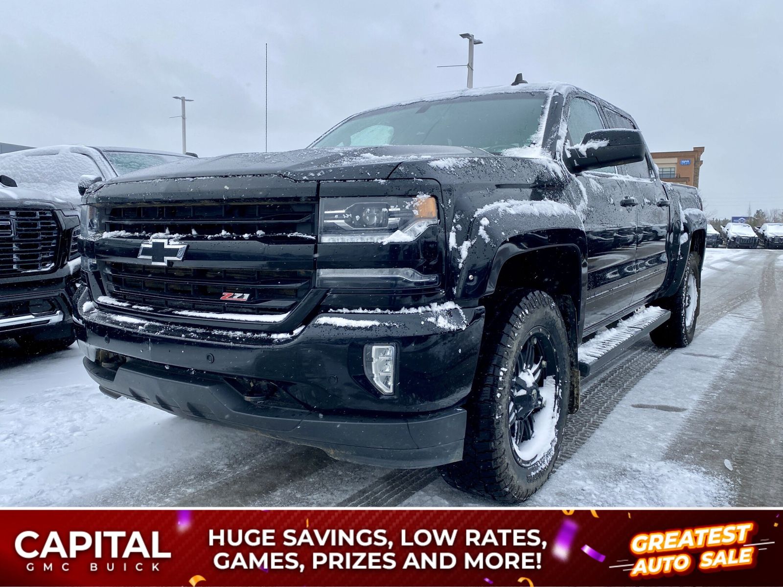 Used 2018 Chevrolet Silverado-1500 LTZ-Crew-Cab 162909A