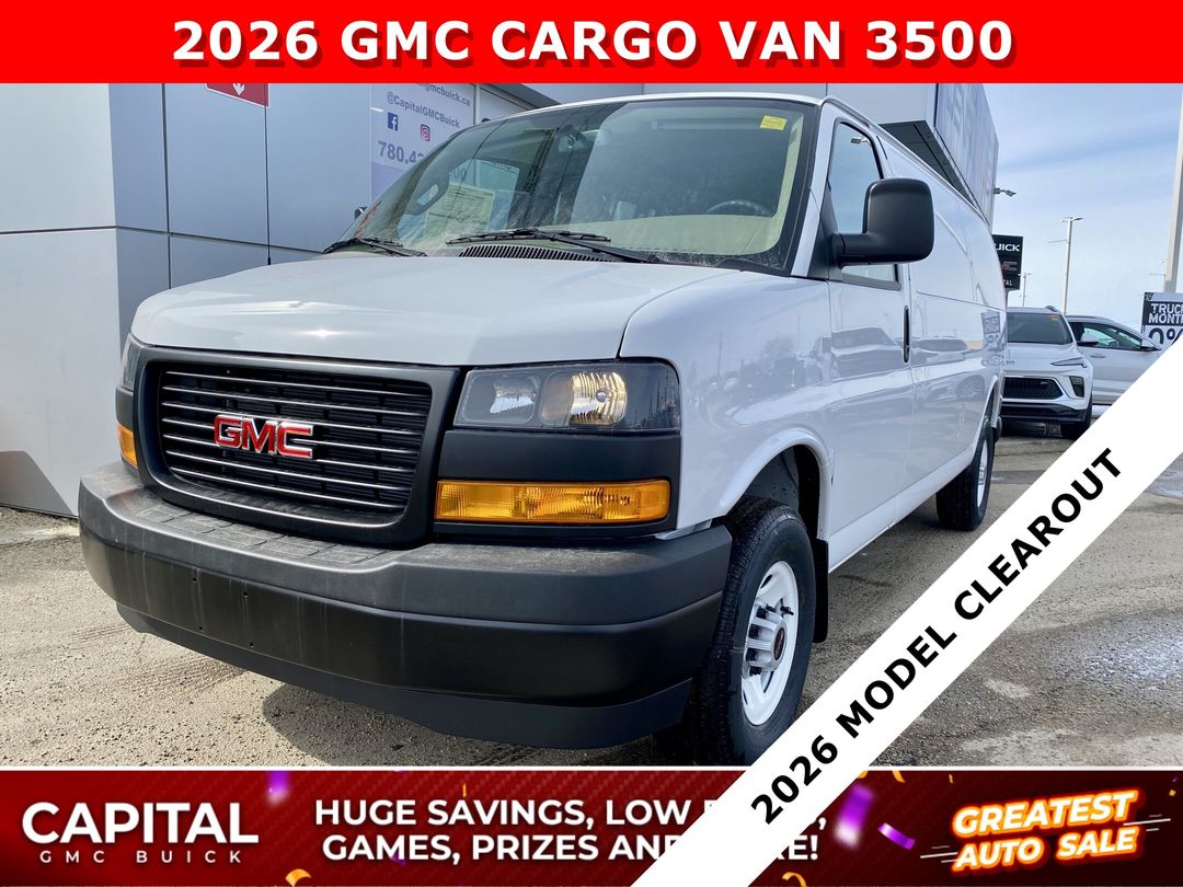 2026 GMC Savana Cargo Van