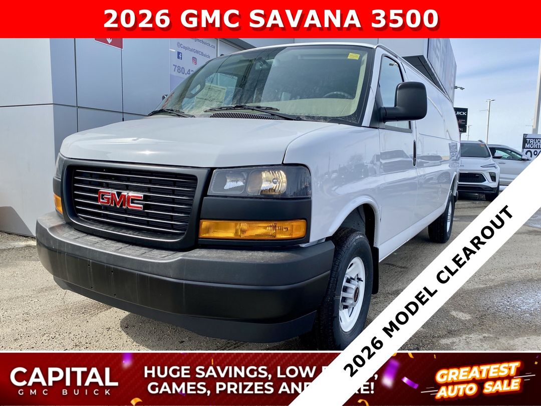 2026 GMC Savana Cargo Van