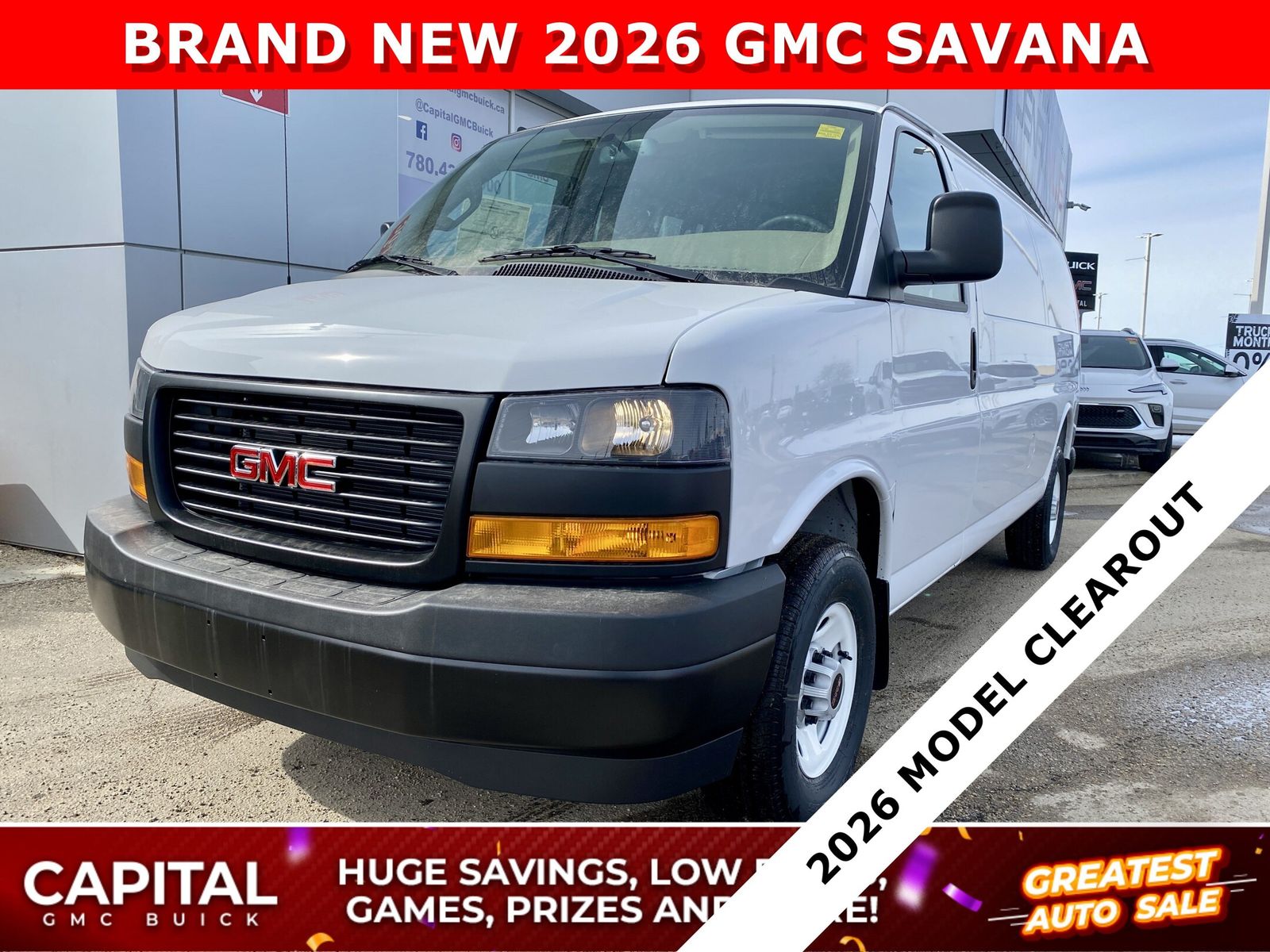 New 2026 GMC Savana-Cargo-Van RWD-3500-155 161431