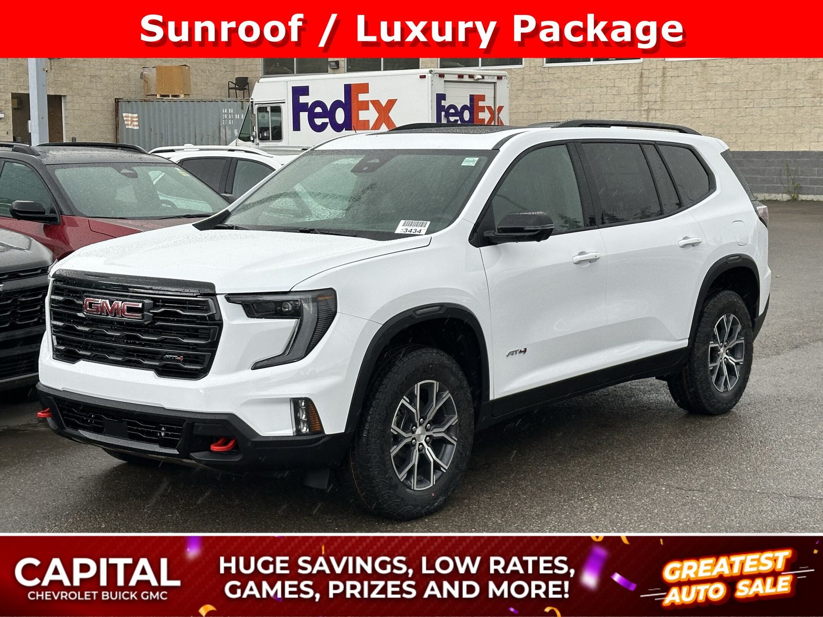 New 2026 GMC Acadia AT4 461078