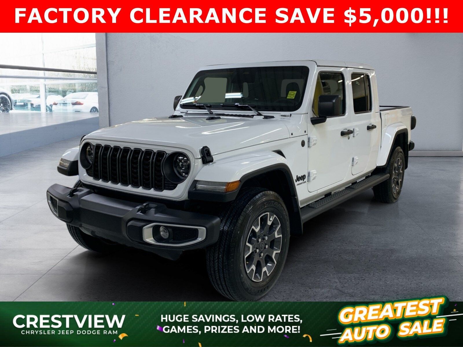 New 2026 Jeep Gladiator Sahara 26G0011