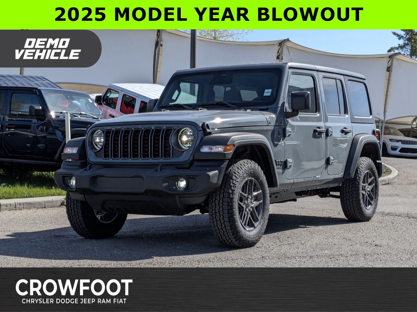 Used 2025 Jeep Wrangler Sport-S---LED-Grp---Convenience-Grp---Heated-Seats-&-Wheel 11239