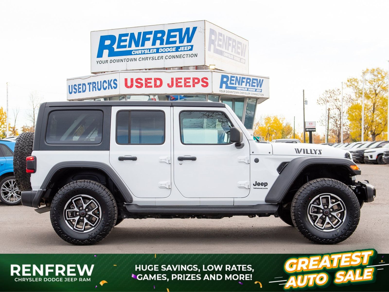 Used 2024 Jeep Wrangler Willys 261196A